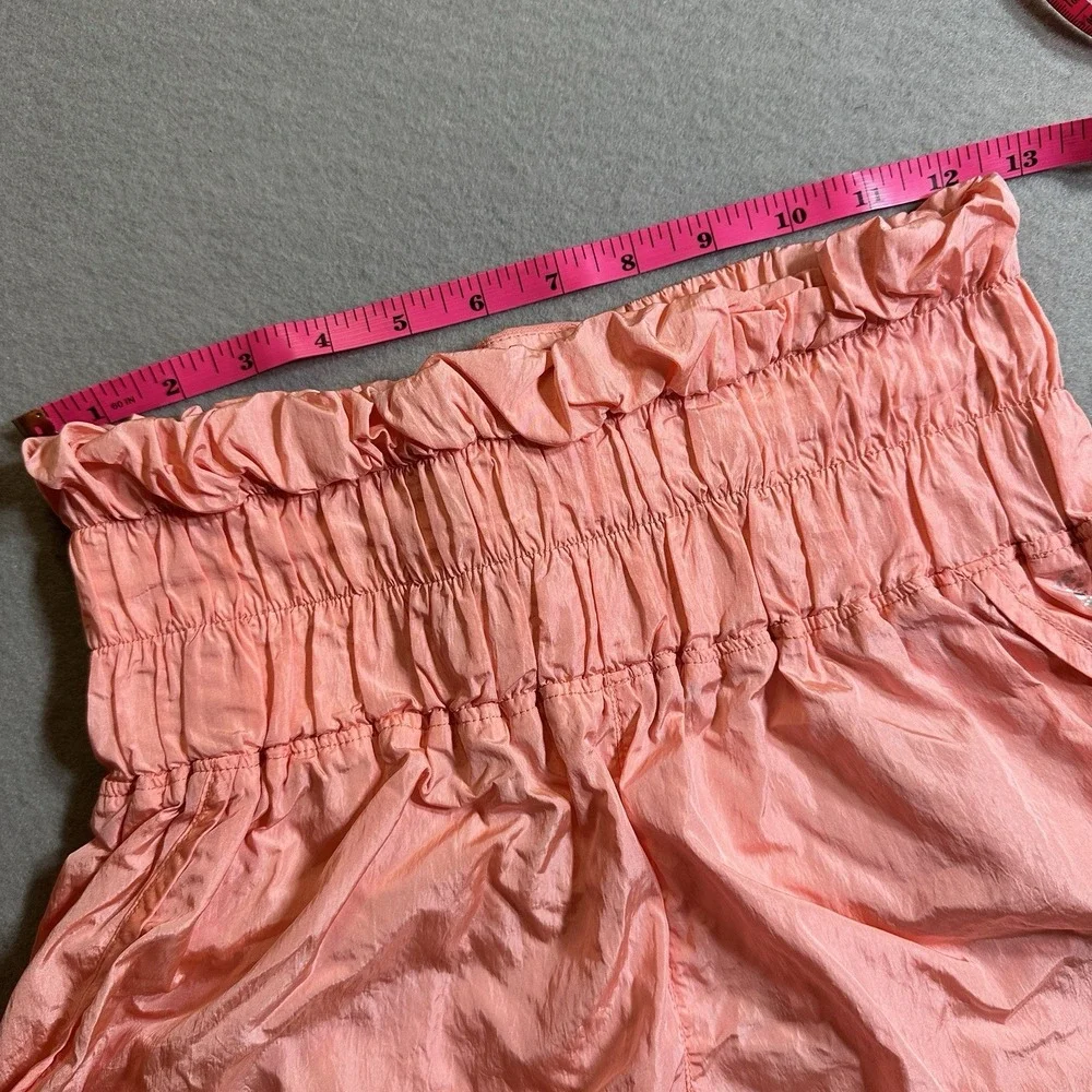 Free People Movement The Way Home Shorts Womens Small Coral Orange Athletic‎